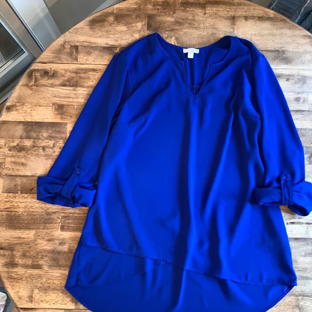 Charming Charlie’s Blue Blouse